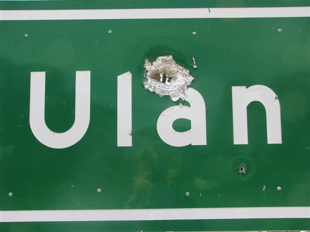 The destruction of Ulan village