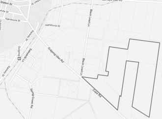 CLICK MAP TO ENLARGE IMAGE OF PROPOSED MAC MINING VILLAGE GULONG NSW